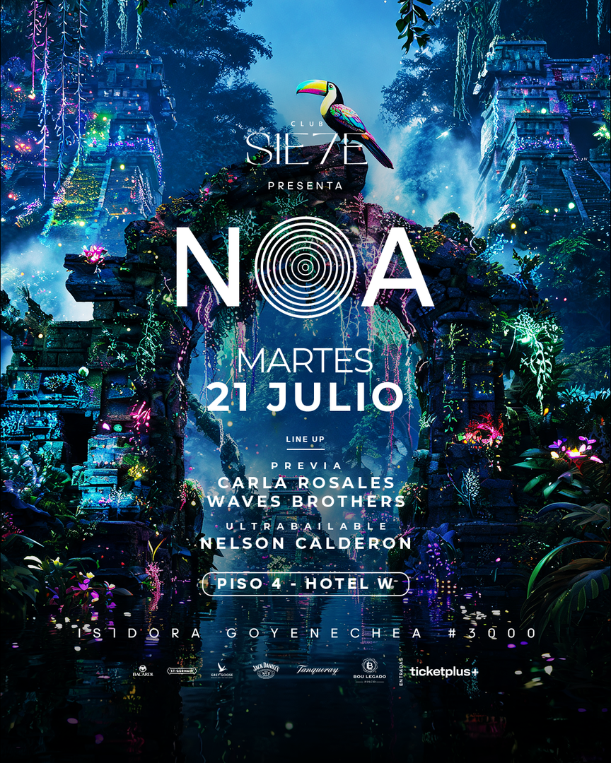 NOA ★ MARTES 21 JULIO ★ Club Siete