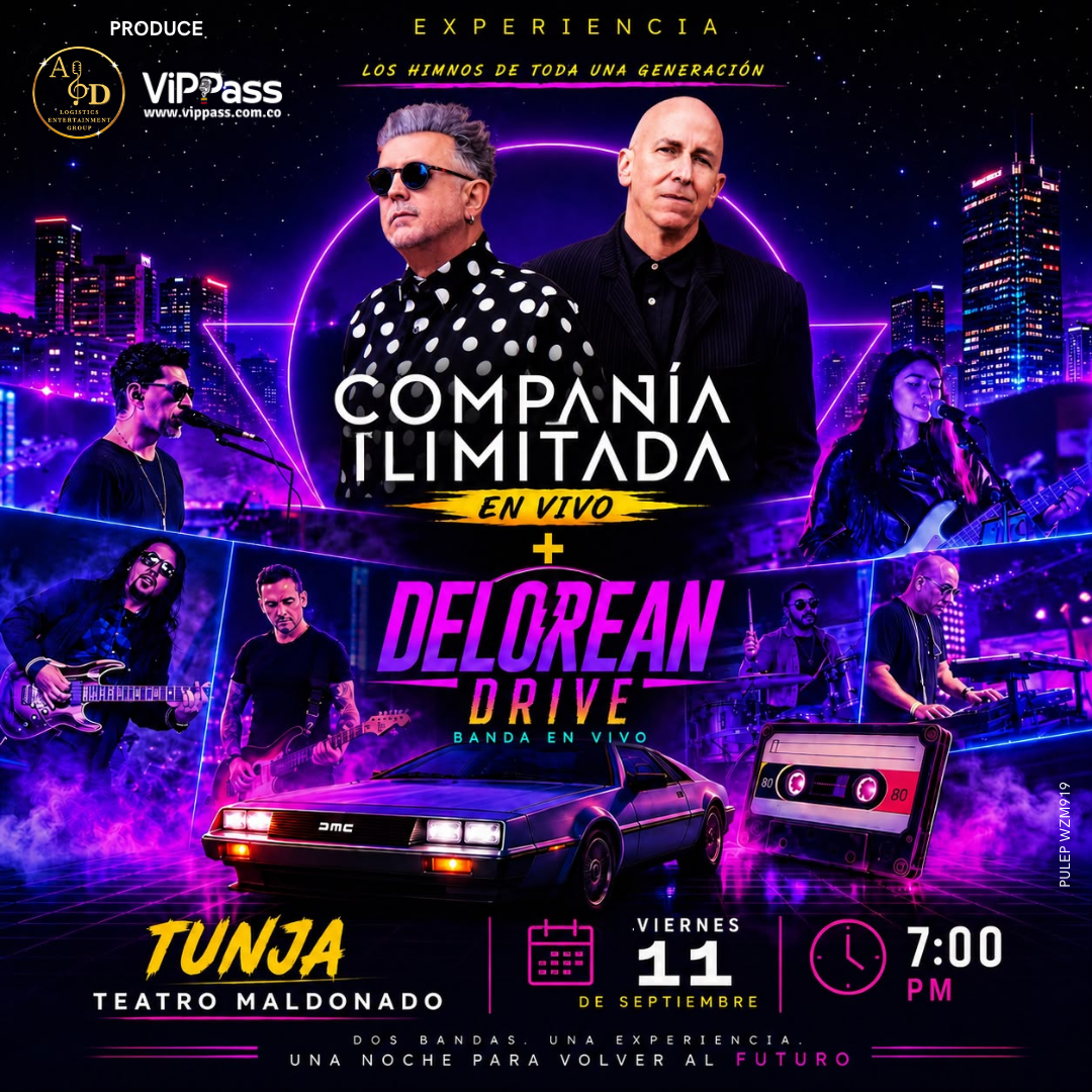 LOS HIMNOS DE TODA UNA GENERACIÓN, COMPAÑIA ILIMITADA + DELOREAN DRIVE 