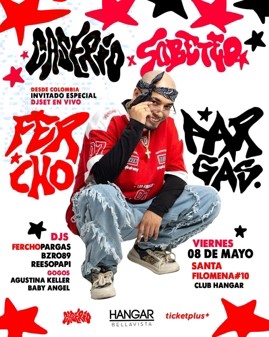 Fercho Pargas 🇨🇴🏠 en Caserío x Sobeteo Viernes 8 de Mayo en Hangar Bellavista 
