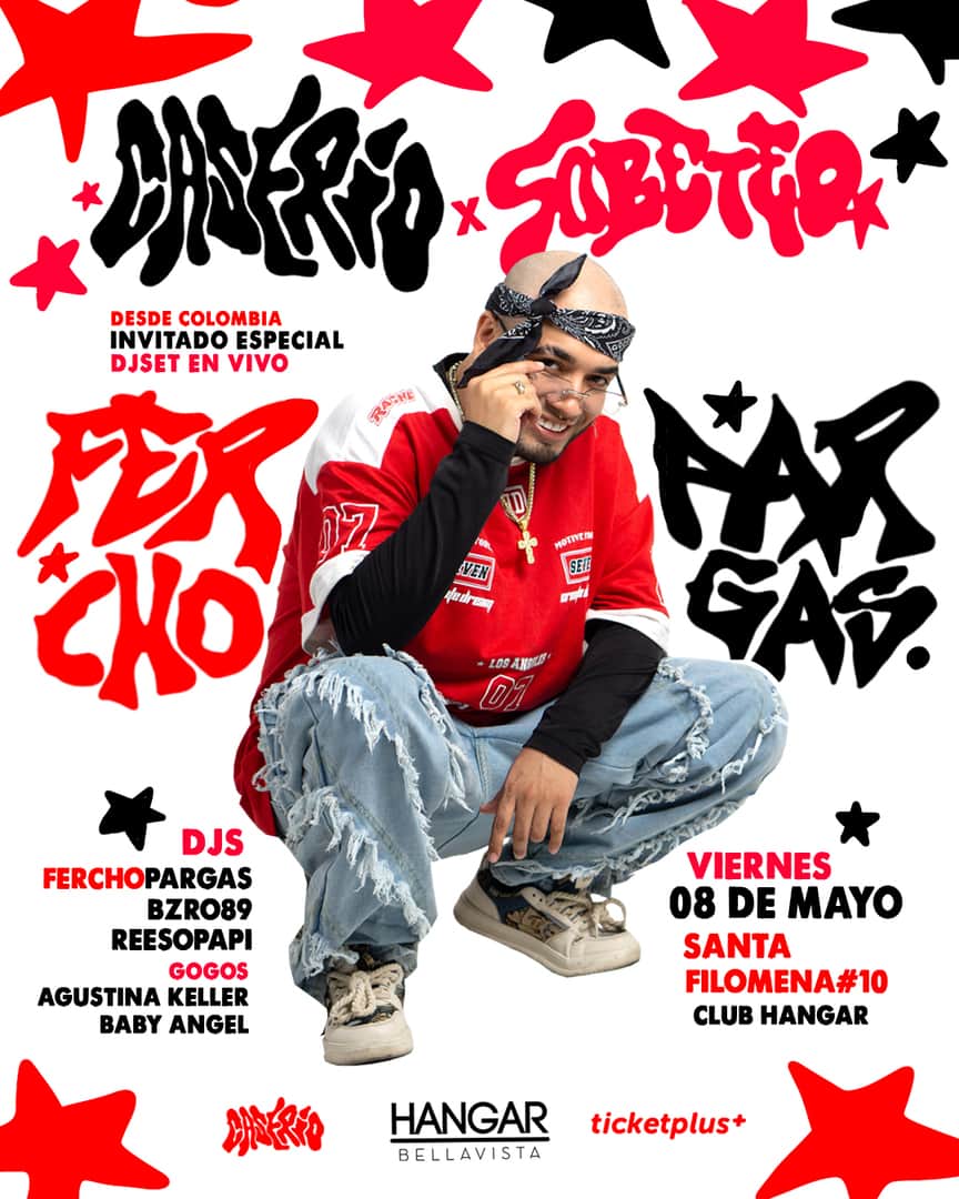 Fercho Pargas 🇨🇴🏠 en Caserío x Sobeteo Viernes 8 de Mayo en Hangar Bellavista 