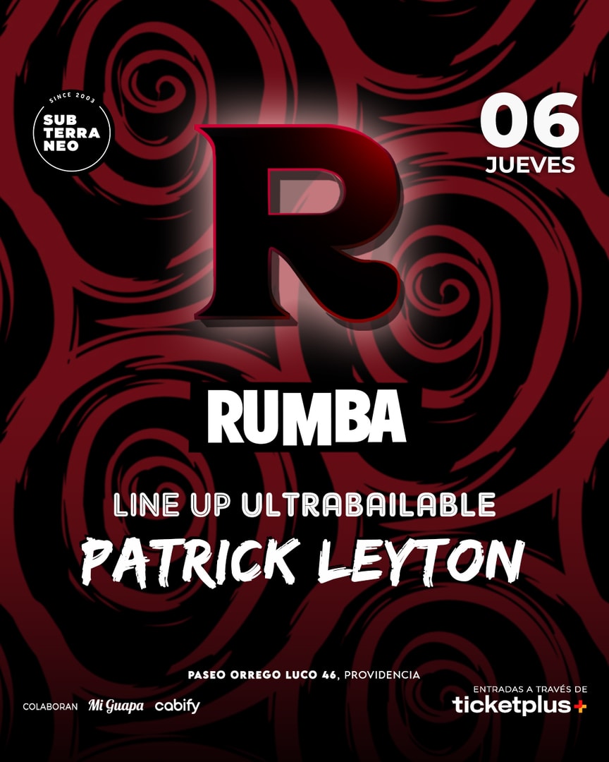RUMBA Full Ultrabailable ★ JUEVES 06 NOVIEMBRE ★ Club Subterráneo (+21M & +23H)