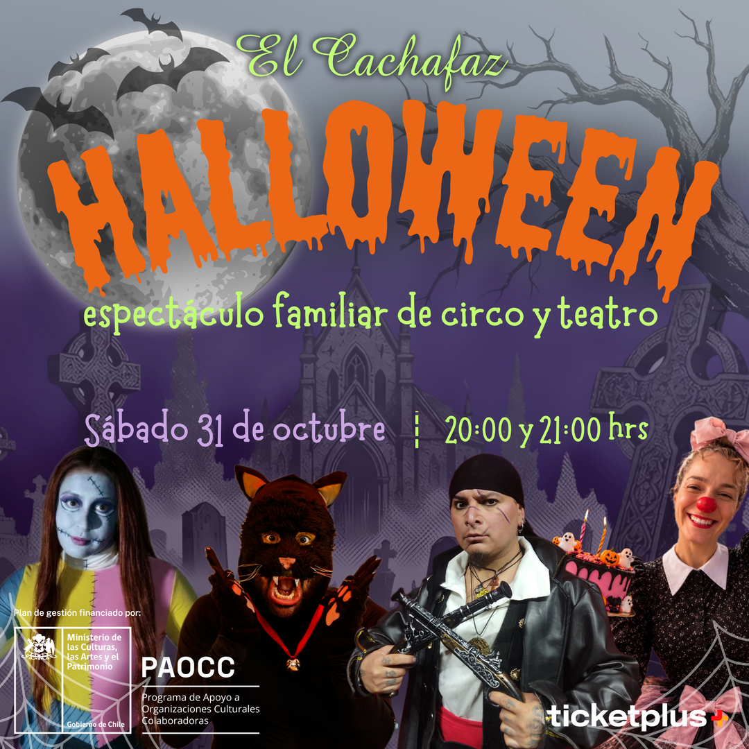 Ciclo de teatro- Halloween- Sábado 31 Octubre 21 hrs