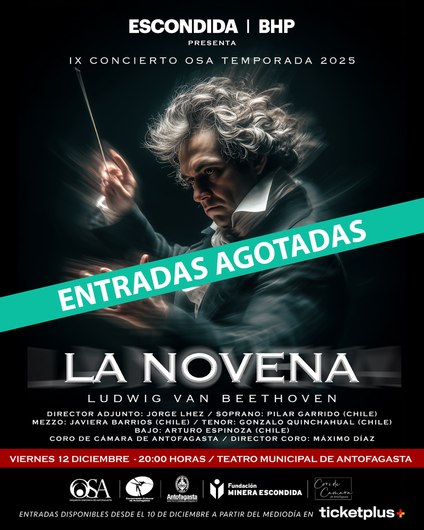 La Novena Ludwig Van Beethoven - Orquesta Sinfónica de Antofagasta - Concierto IX