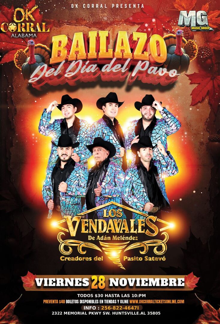 Los Vendavales de Adan Melendez-Bailazo del Dia del Pavo