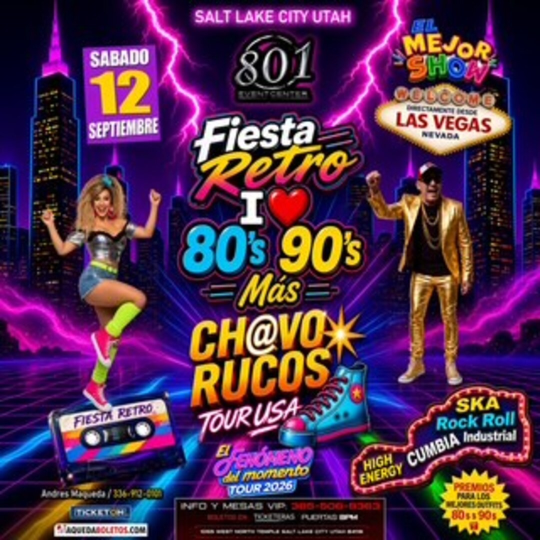 Fiesta Retro 80's 90's Chavo Rucos Tour USA-801 Event Center
