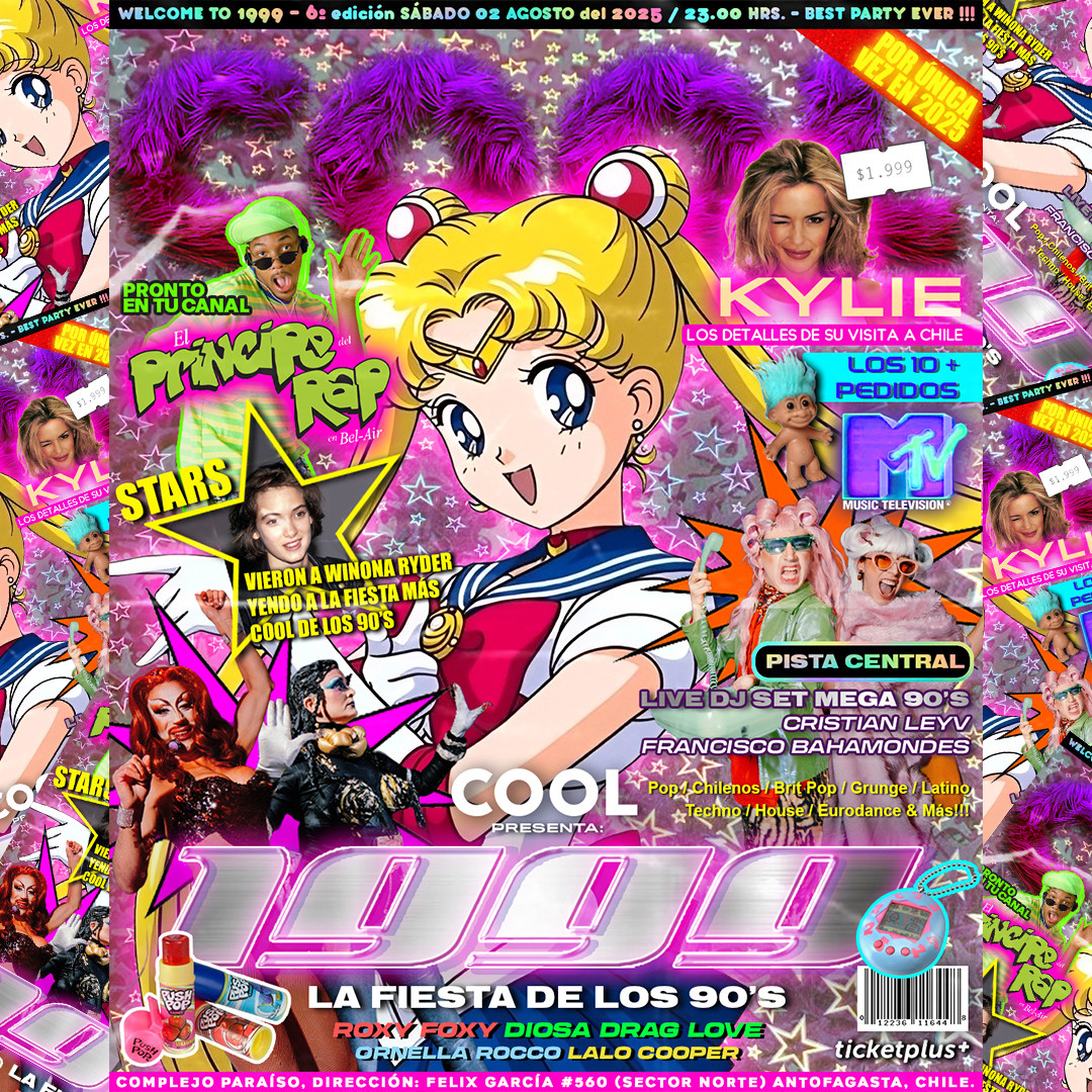 1999 LA FIESTA DE LOS 90's Presentado por: COOL CLUB