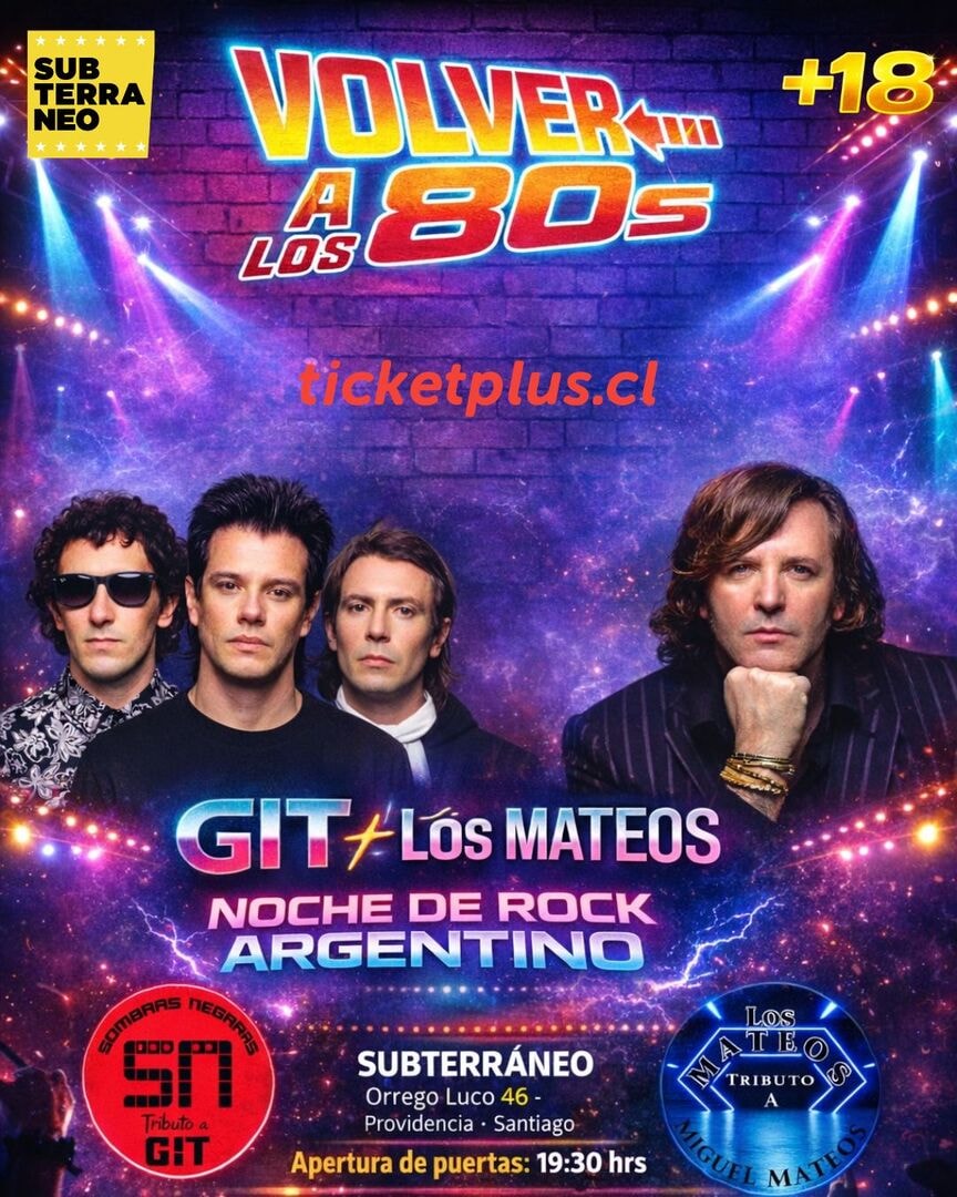 GIT + LOS MATEOS 🎵 VIERNES 27 MARZO ★ Club Subterráneo 