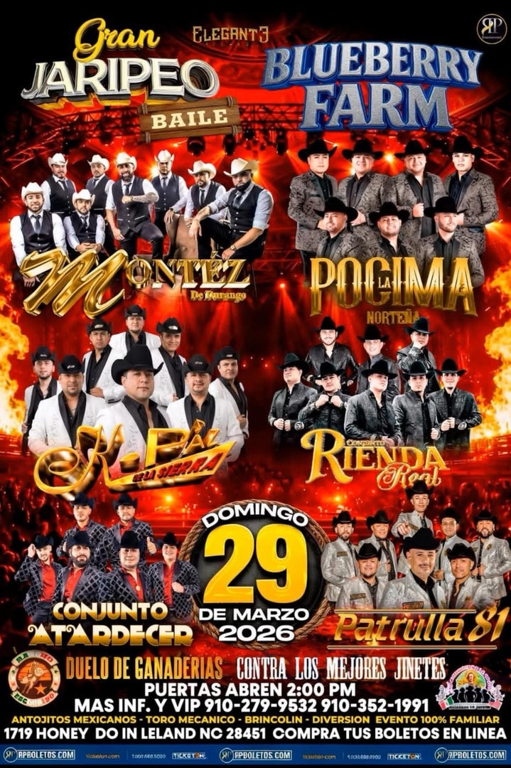 Cultura Duranguense-Blueberry Farm-Leland-NC