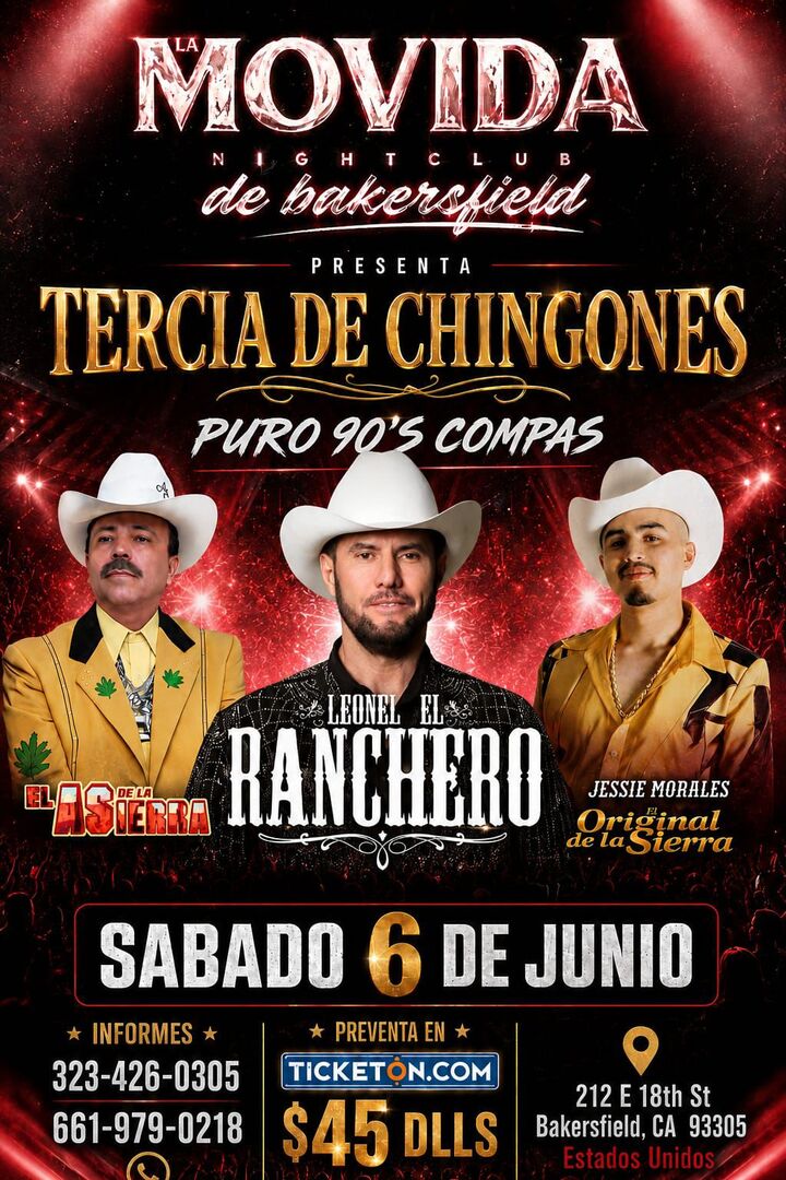 Tercia de Chingones-Leonel El Ranchero-El As de la Sierra-Jesse Morales el Original