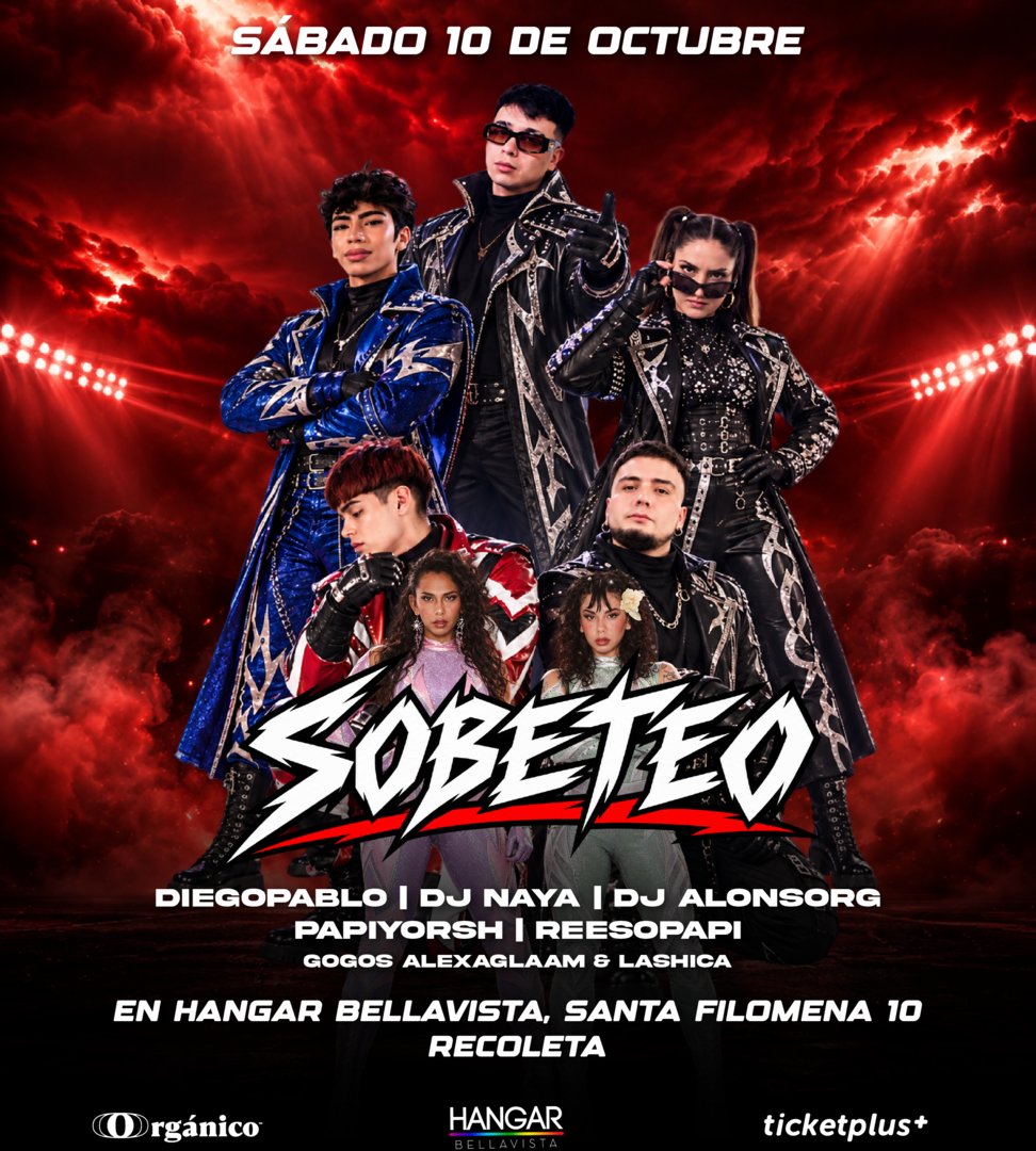 Sobeteo Guaracha 🍭 en Hangar Bellavista, Sábado 10 de Octubre