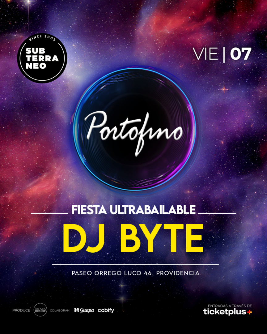 PORTOFINO Full ultrabailable ★ VIERNES 07 AGOSTO ★ Club Subterráneo (+23)