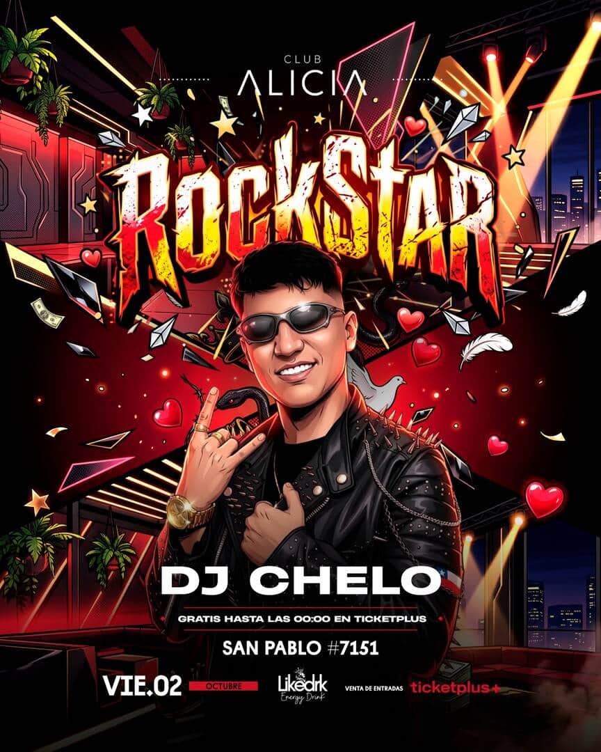 DJ CHELO EN VIVO - CLUB ALICIA - VIERNES 2 DE SEPTIEMBRE - 23:00