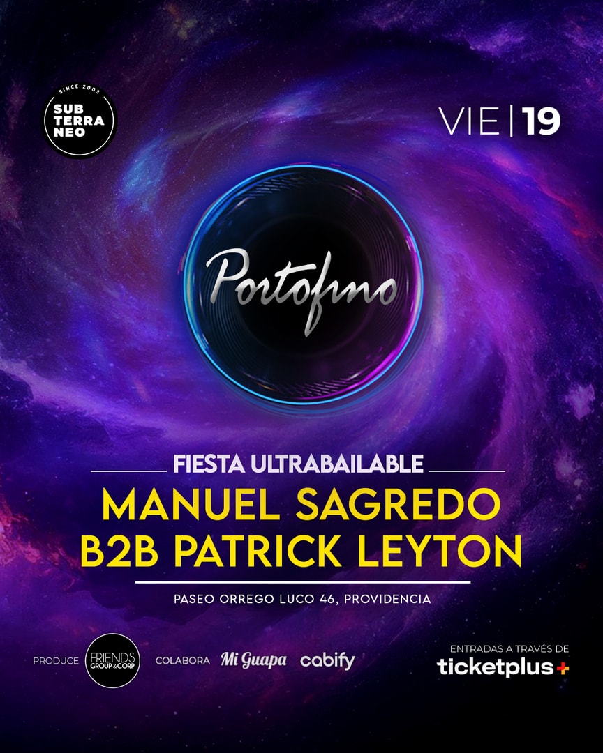 PORTOFINO Full ultrabailable ★ VIERNES 19 DICIEMBRE ★ Club Subterráneo (+23)