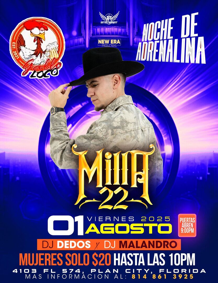 Milla 22-Gallo Loco