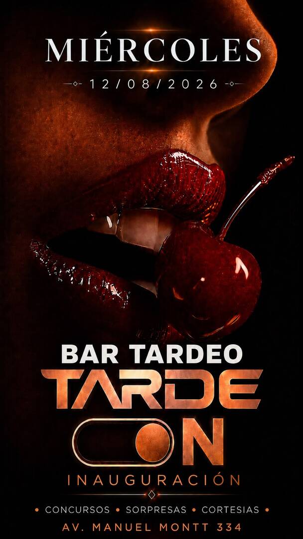 BAR TARDEO INAUGURACIÓN - MIÉRCOLES 8 DE AGOSTO 