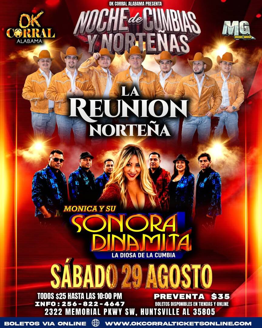 La Reunion Norteña-Monica y Su Sonora Dinamita La Diosa de La Cumbia