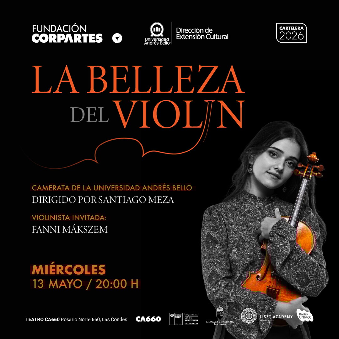 Concierto La belleza del violín | Teatro CA660, Santiago