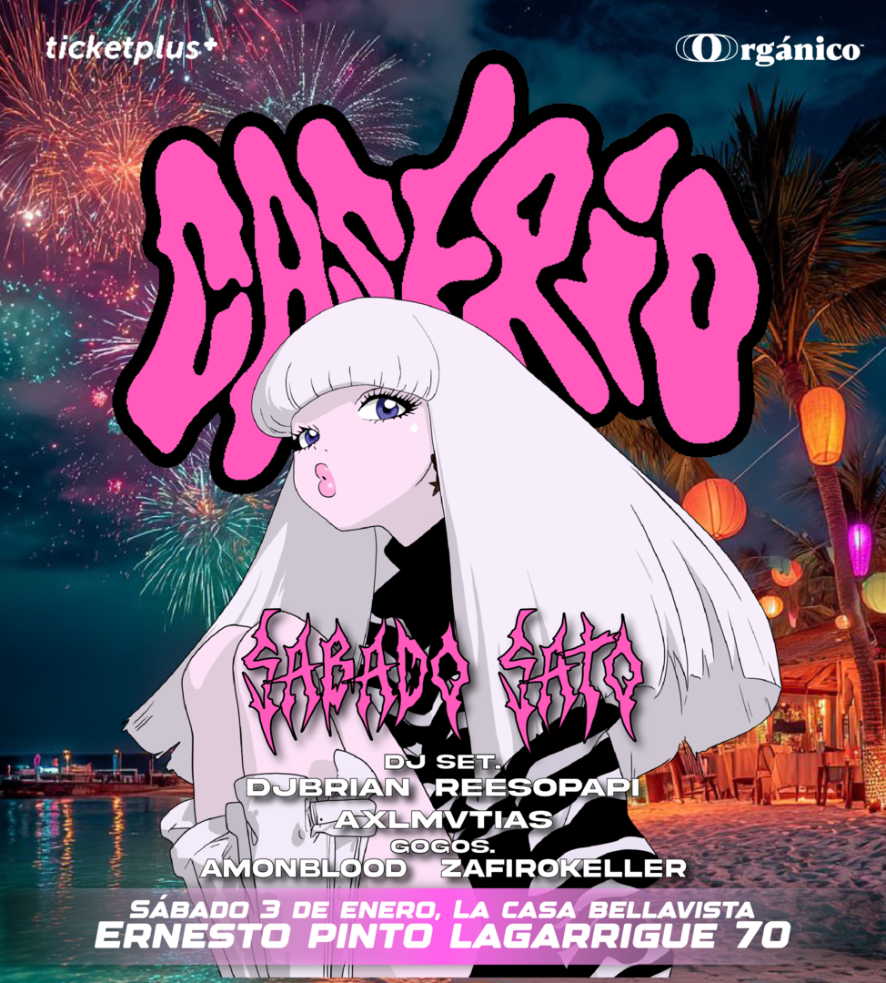 Sábado Sato 😈 en Caserío fiesta 3 de Enero en La Casa Bellavista  