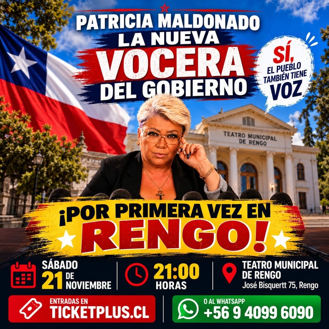 LA NUEVA VOCERA DE GOBIERNO PATRICIA MALDONADO - Rengo