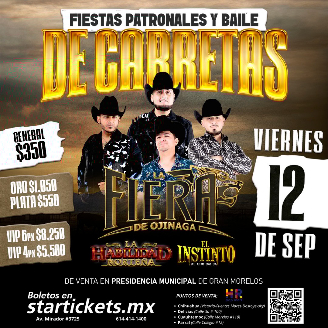 CARR - LA FIERA DE OJINAGA, FIESTAS PATRONALES