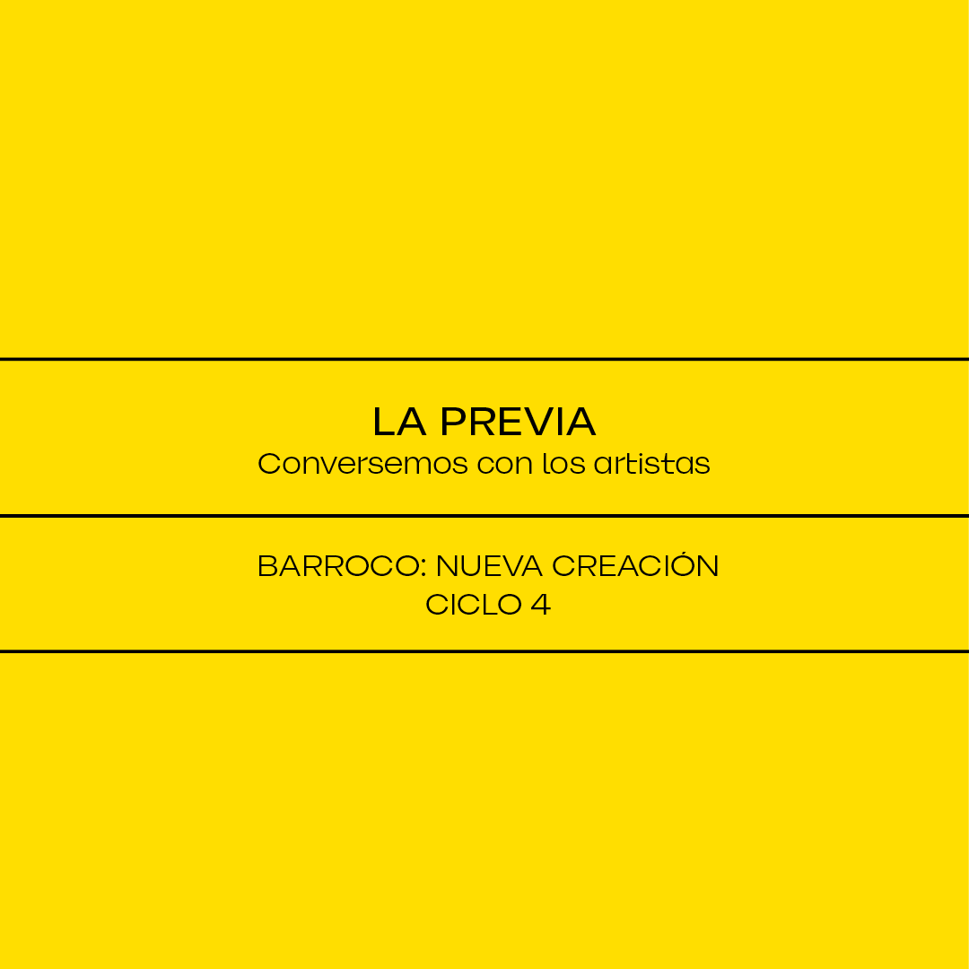 La Previa / Ciclo 4 / Ballet Nacional Chileno - Obra barroca