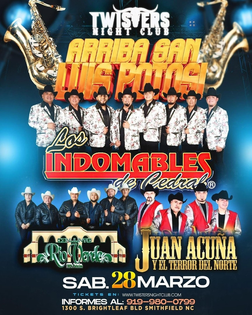 Arriba San Luis Potosi-Los Indomables del Cedral-Conjunto Rio Verde-Juan Acuña y el Terror del Norte