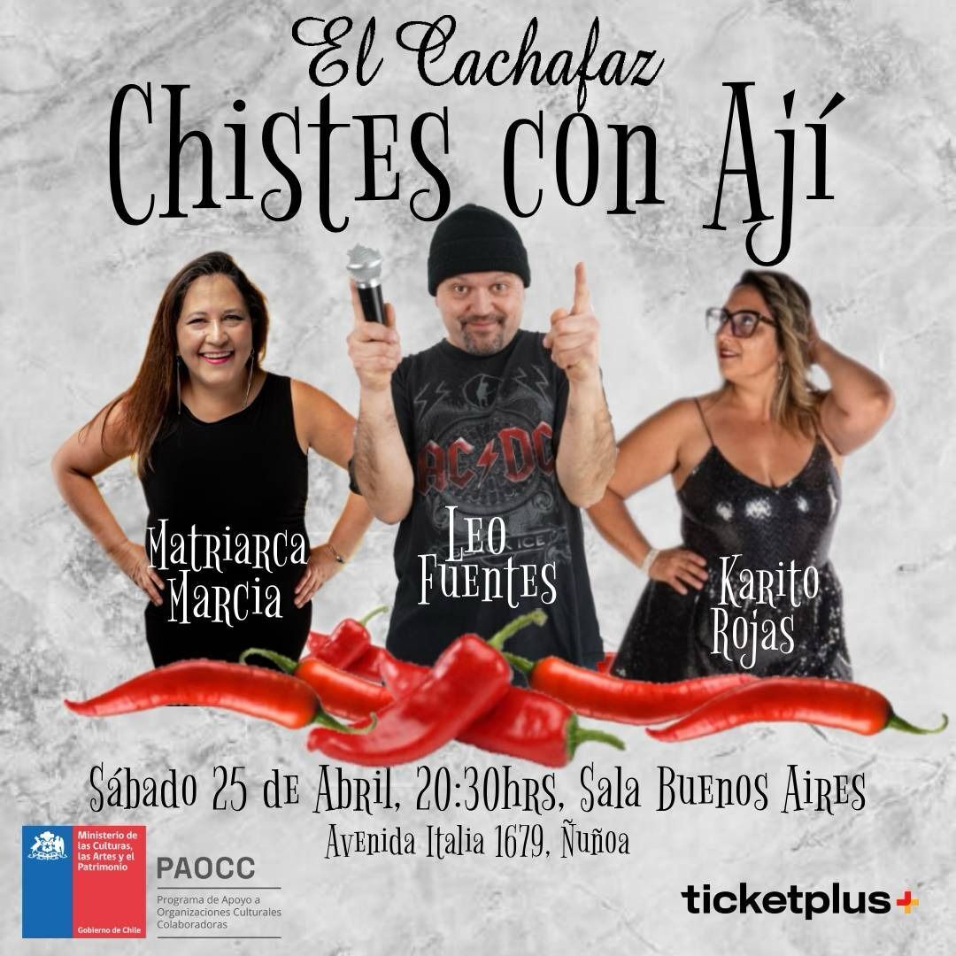 Show de stand up-Chistes con Ají-Sabado 25 Abril 20:30hrs