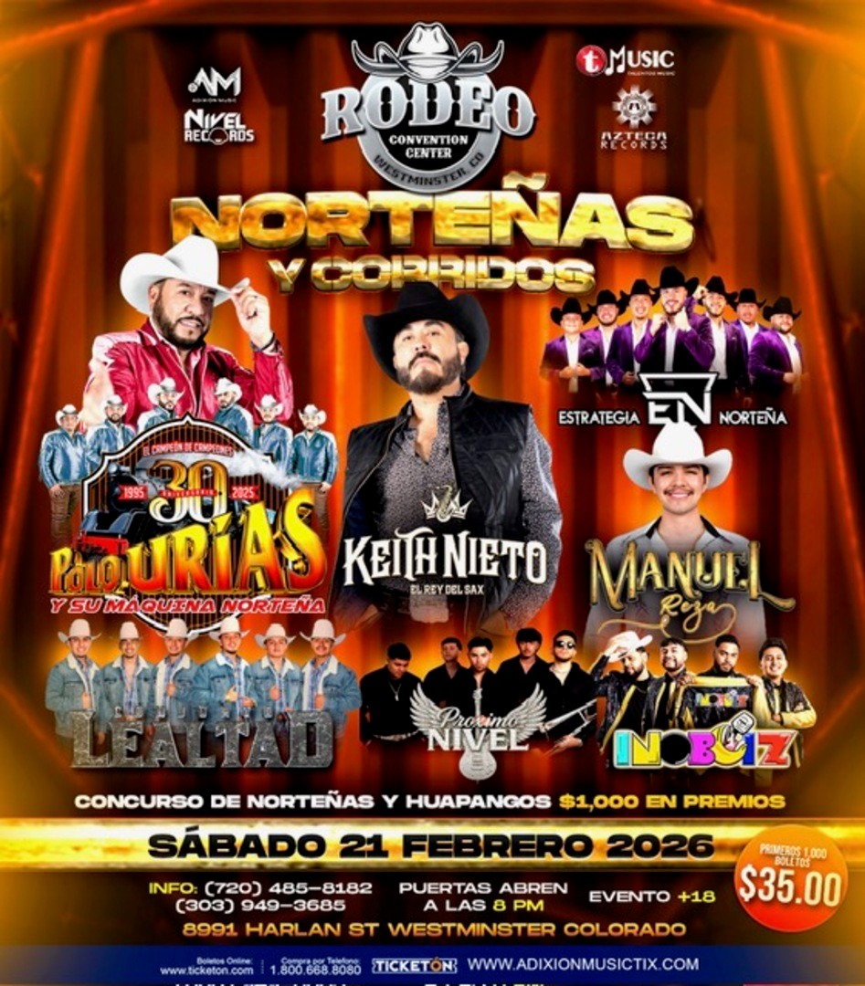 Polo Urias y su Maquina Nortena-Keith Nieto-Manuel Reza--Estrategia Nortena-Proximo Nivel-Inoboiz-Conjunto Lealtad-El Rodeo Convention Center