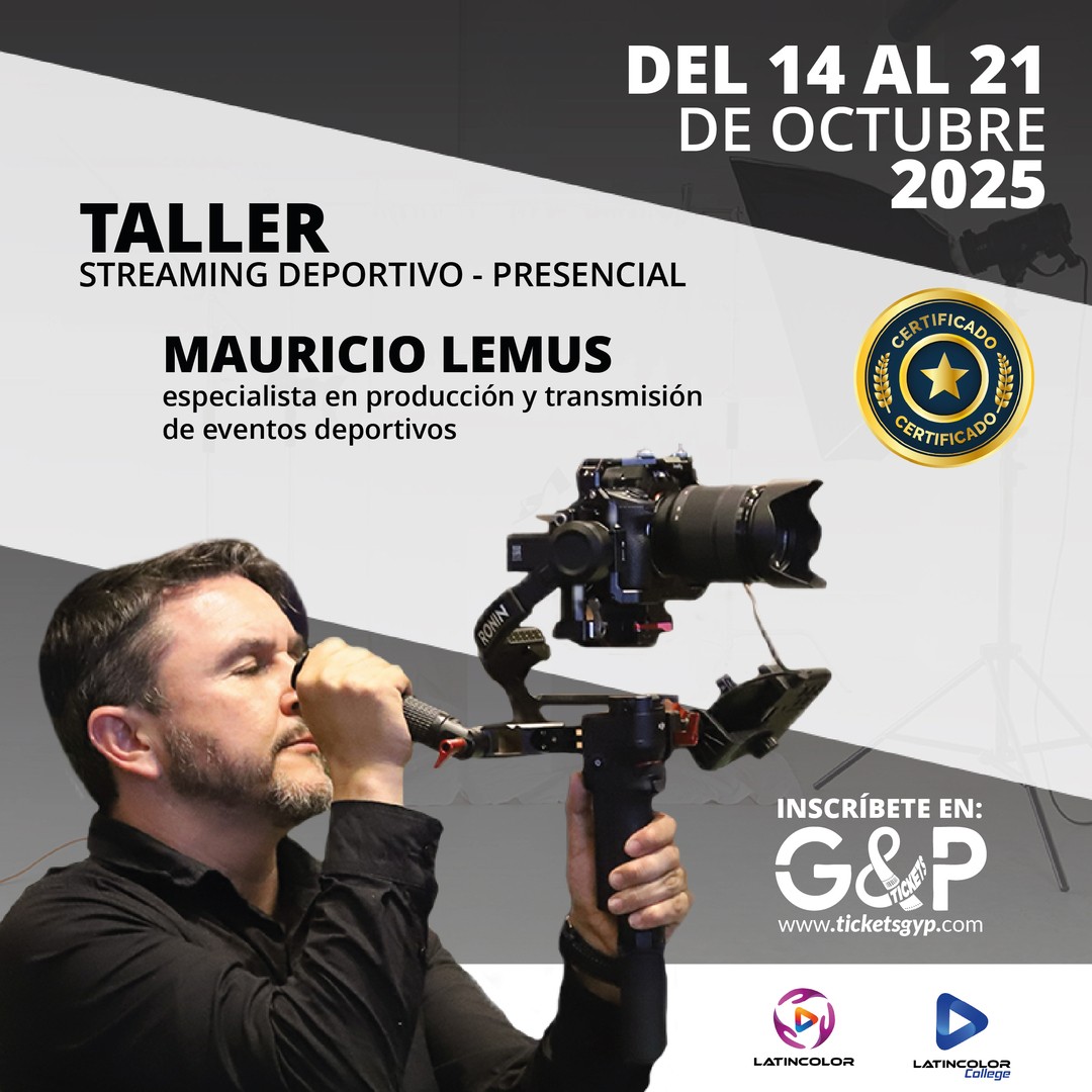 TALLER DE STREAMING DEPORTIVO - PRESENCIAL
