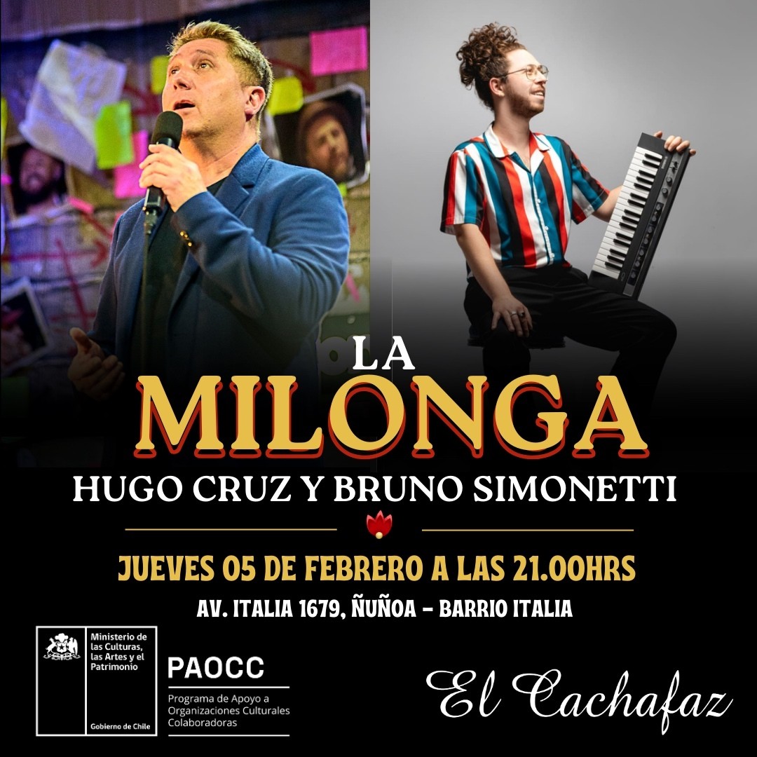 Milonga Jueves 5 Febrero 21hrs 