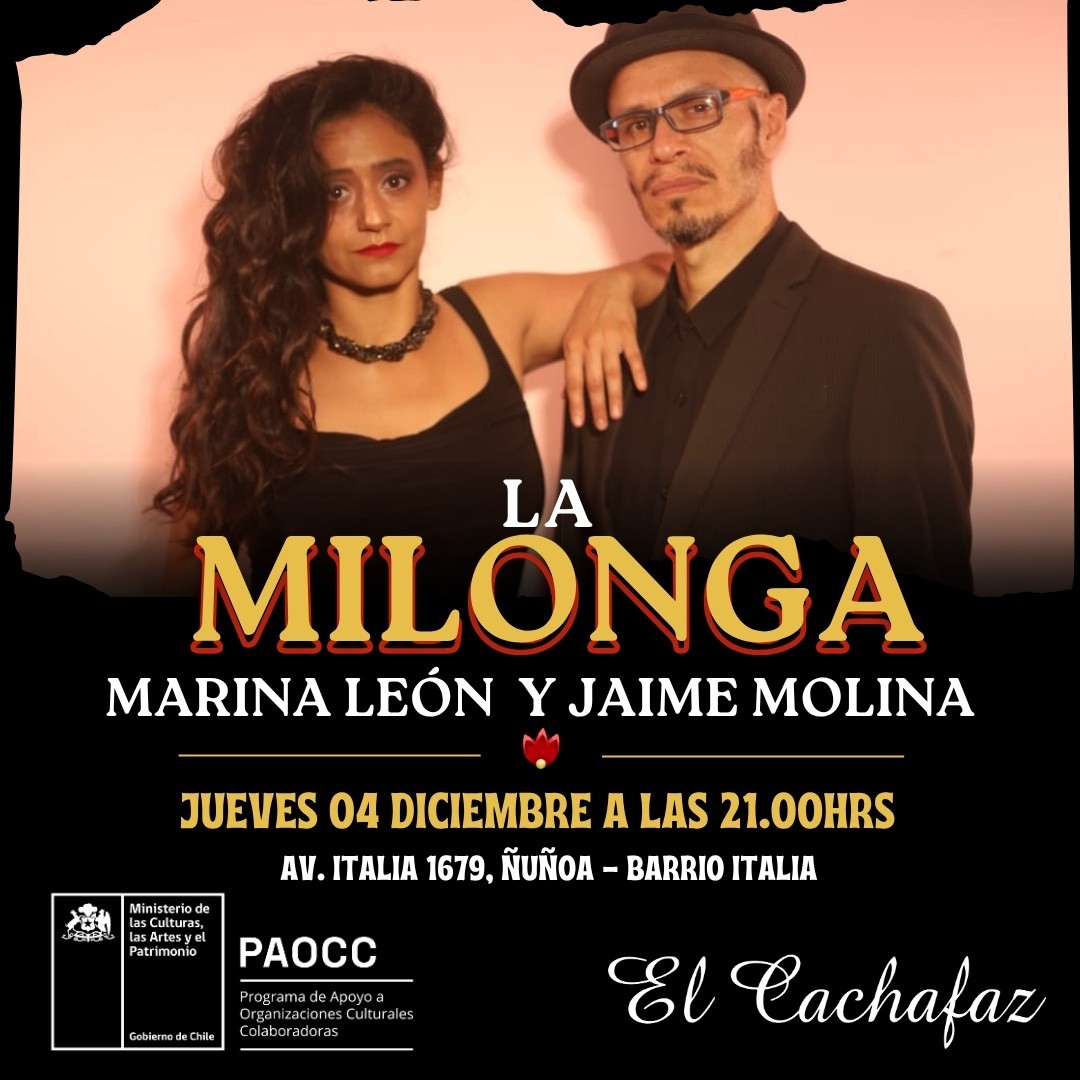 Milonga Jueves 4 Diciembre 21hrs 