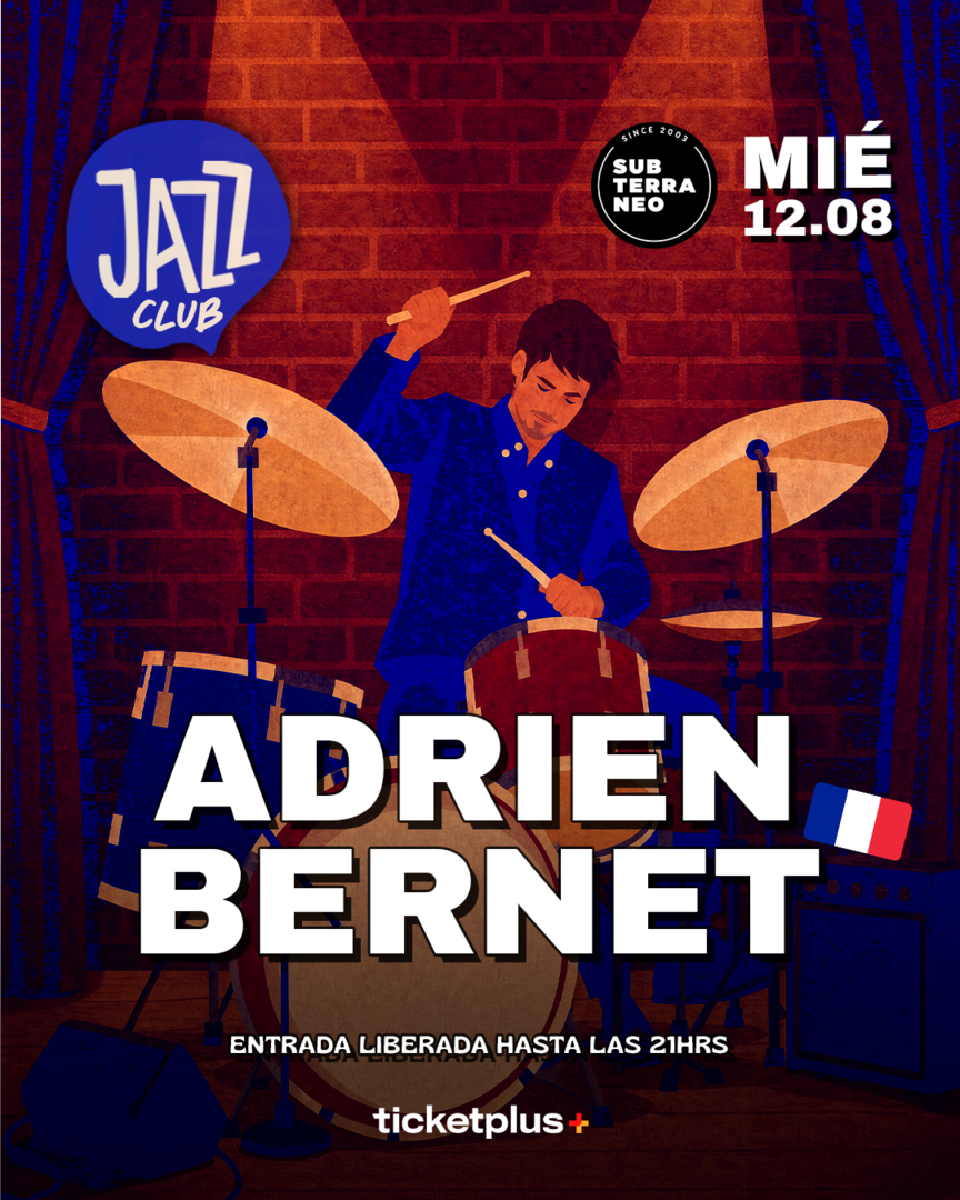 JAZZ CLUB 🎵 MIÉRCOLES 12 AGOSTO ★ Club Subterráneo