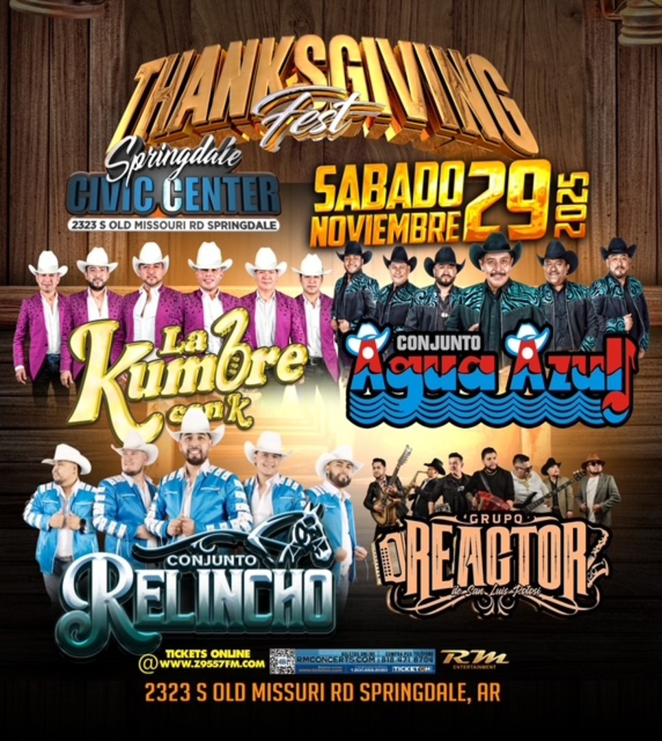 La Kumbre Con K-Conjunto Agua Azul-Conjunto Relincho-Grupo Reactor-Springdale Civic Center