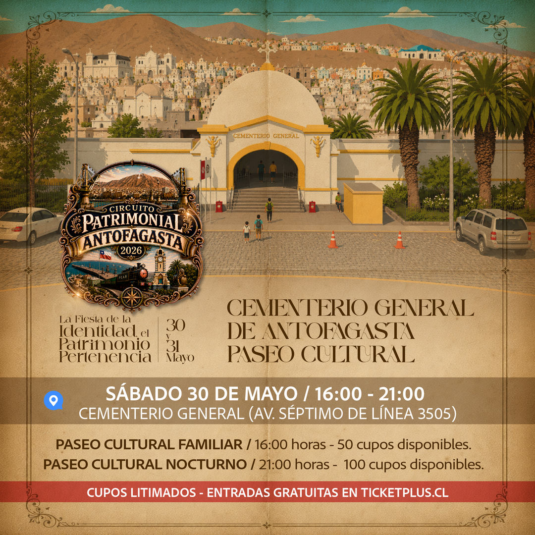 Paseo Cultural - Cementerio General Antofagasta - Día del Patrimonio Cultural 