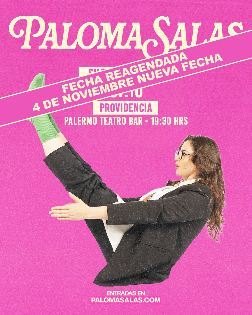 PALOMA SALAS / PROVIDENCIA / PALERMO TEATRO BAR / 04 DE NOVIEMBRE / 19:30 HRS