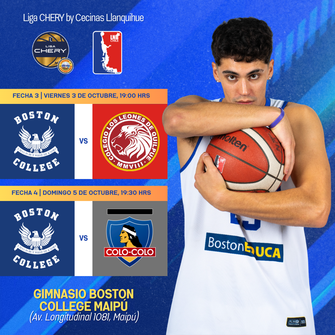Abono Boston College vs Leones y  Colo Colo / LNB / Liga Chery By Cecinas Llanquihue / Ronda 3-4