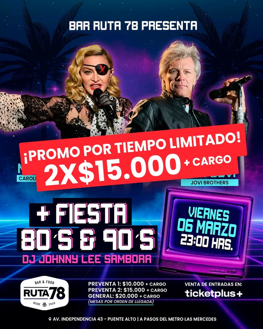 Tributo a Madona & Bon Jovi