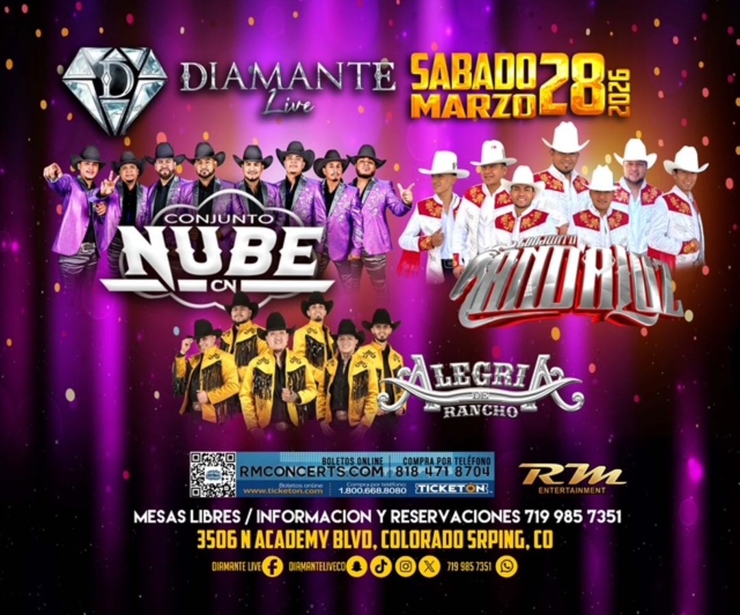 Conjunto Nube-Conjunto Andaluz-Alegria de Rancho-Diamante Live