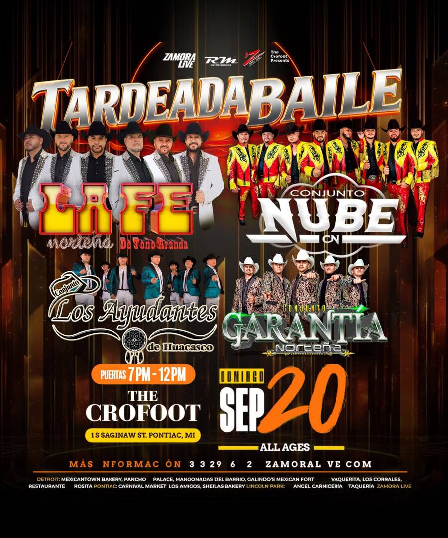 La Fe Norteña de Toño Aranda-Conjunto Nube-Los Ayudantes de Huacasco-Conjunto Garantia Norteña-The Crofoot