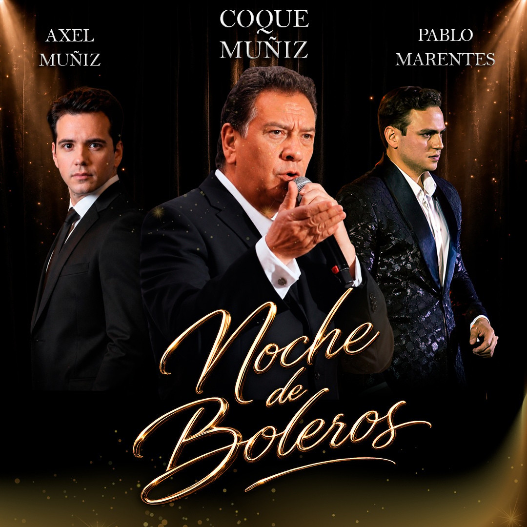 Noche de Boleros con Coque Muñiz, Axel Muñiz y Pablo Marentes