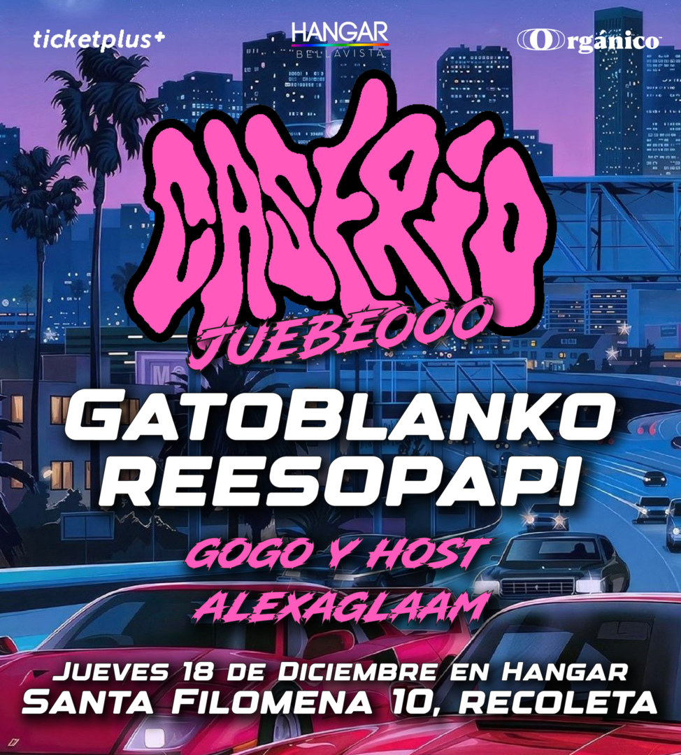 JUEVEOO! en Caserío fiesta 18 de Diciembre en Hangar