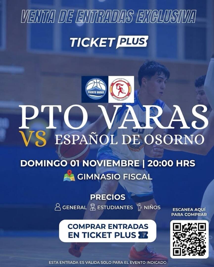 Puerto Varas Basket vs Español de Osorno / LNB / Liga Chery By Cecinas Llanquihue 2026