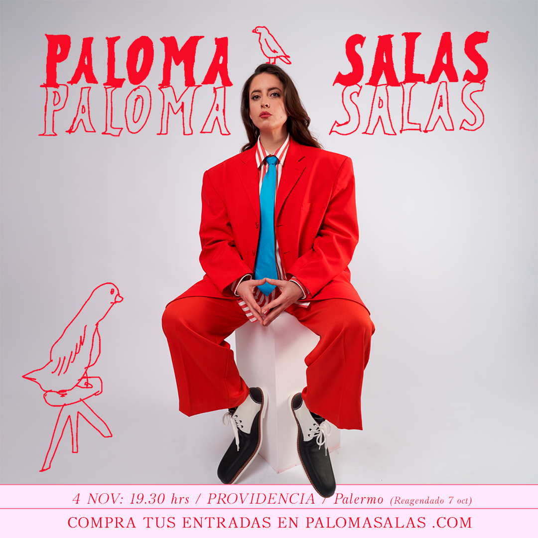 PALOMA SALAS / PROVIDENCIA / PALERMO TEATRO BAR / 04 DE NOVIEMBRE / 19:30 HRS