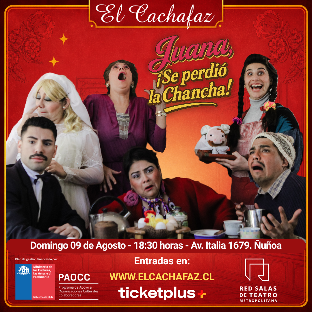 Ciclo de teatro-Juana, se perdió la chancha-Domigo 9 de Agosto 18:30 hrs