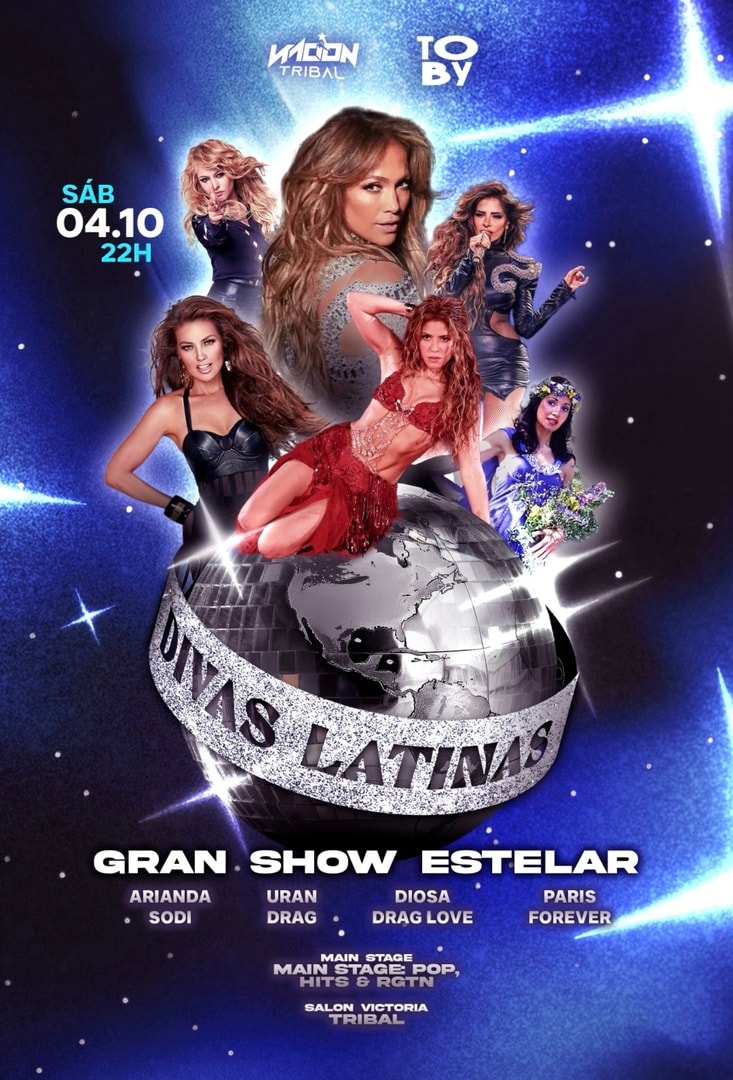 TOBY & NACION TRIBAL - DIVAS LATINAS - SABADO 4 DE OCTUBRE - 22:00