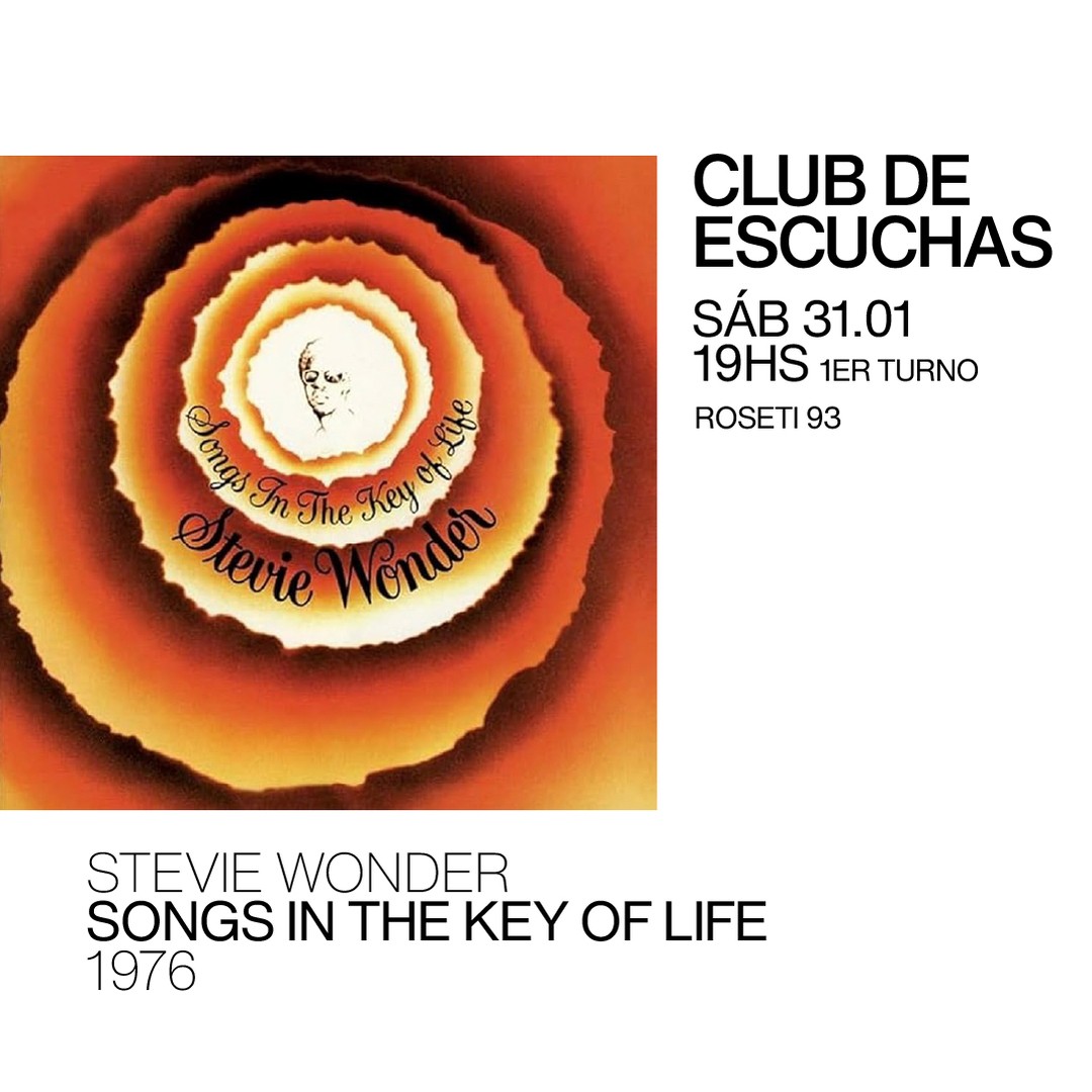 Club de Escuchas - Stevie Wonder - Songs in the Key of Life (1976)