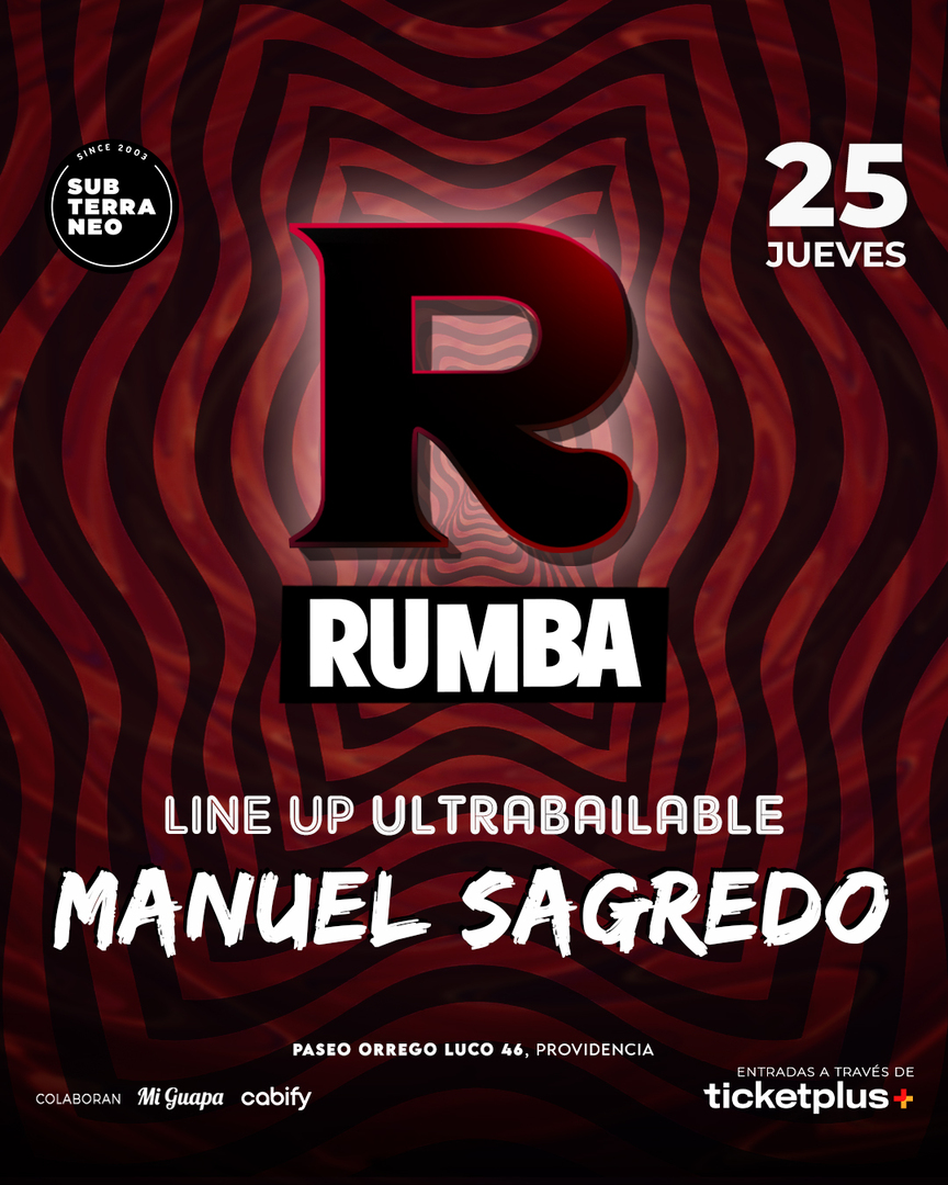 RUMBA Full Ultrabailable ★ JUEVES 25 SEPTIEMBRE ★ Club Subterráneo (+21M & +23H)