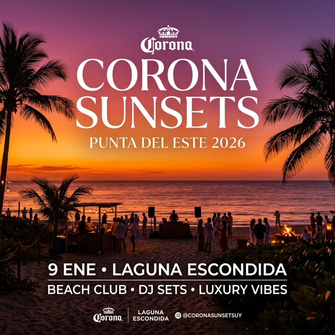 Corona Sunsets — Punta del Este 2026