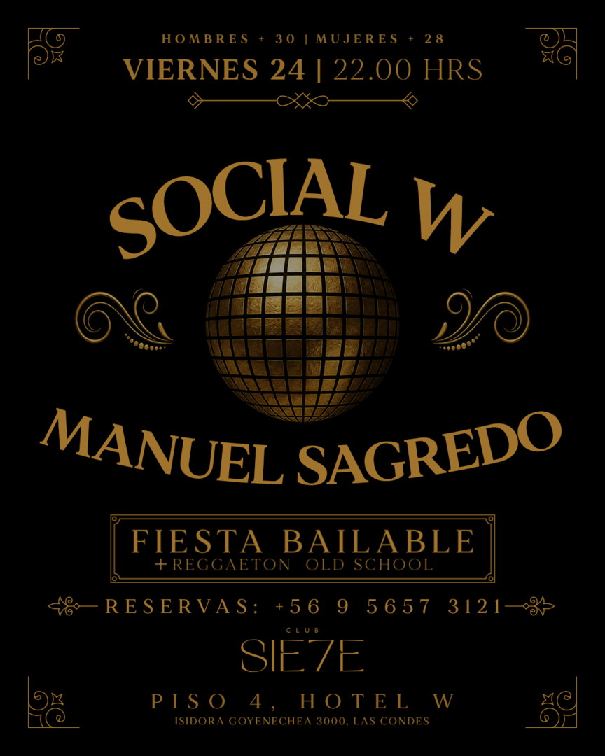 SOCIAL W ★ VIERNES 24 JULIO ★ Club Siete 