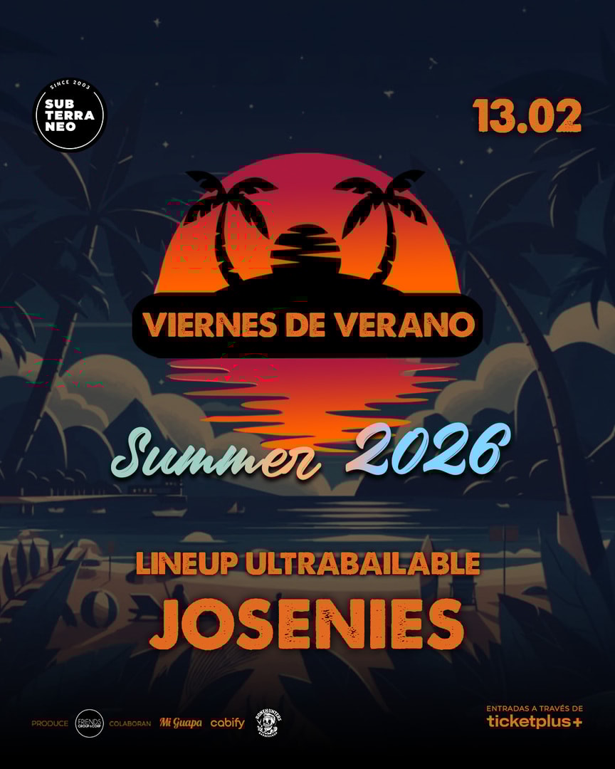 VIERNES DE VERANO Full ultrabailable ★ VIERNES 13 FEBRERO ★ Club Subterráneo (+23)